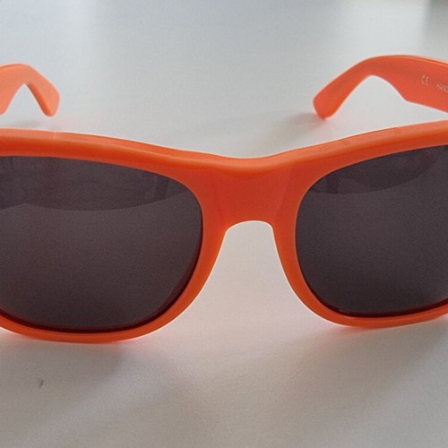 Retrosuperfuture Classic Orange sunglasses like new, handmade Italy