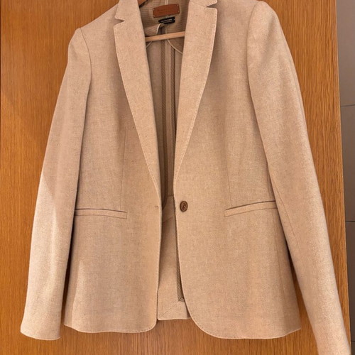 Massimo Dutti beige jacket like new, size M