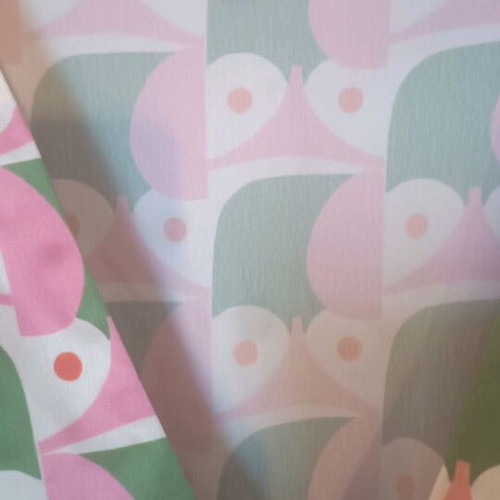 Never On Sunday dress multicolor, like new, satin