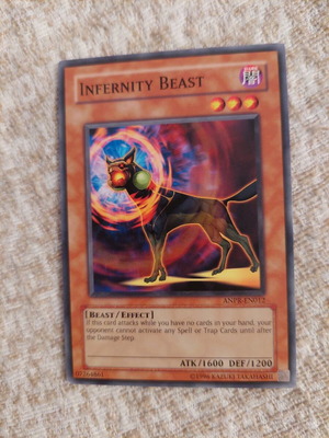 Yu-Gi-Oh Infernity Beast card