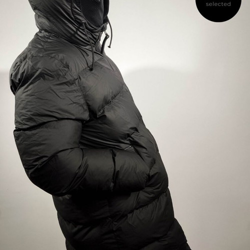 Rains Alta Long Puffer Jacket new, size L, black