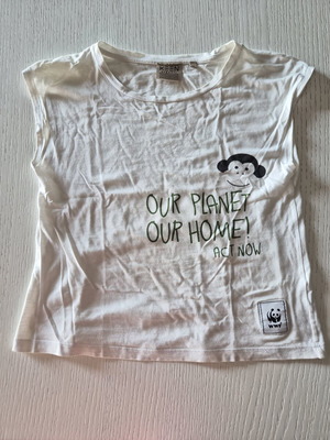 Keen Organic White Cotton T-shirt for Girl 12 Years Like New