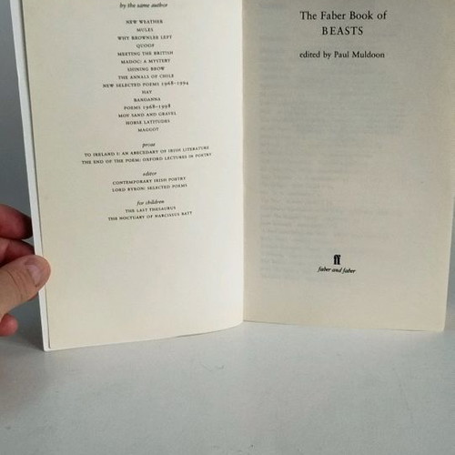 The Faber Book of Beasts used book in Greek