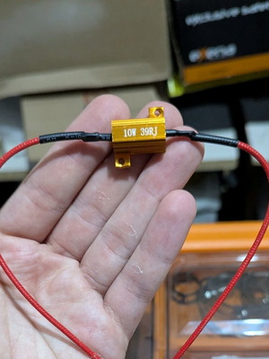 Canbus car resistor 10Watt 39RJ like new 1pc