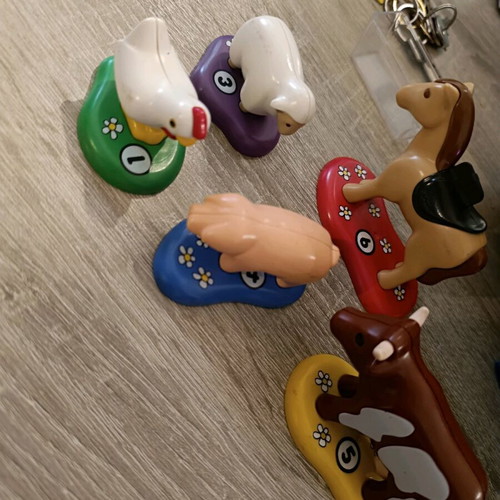 Playmobil 123 Farm Animal Set like new, missing number 2