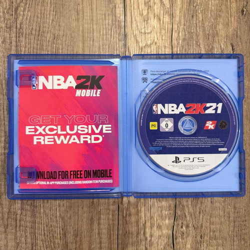 NBA2K21 PS5 game like new