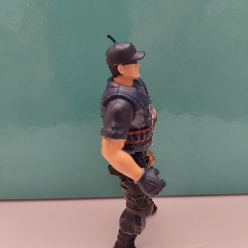 Police Force vs Bad Guys Chap Mei figure used with accessories