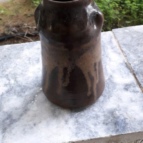 Tanagra small ceramic vase like new