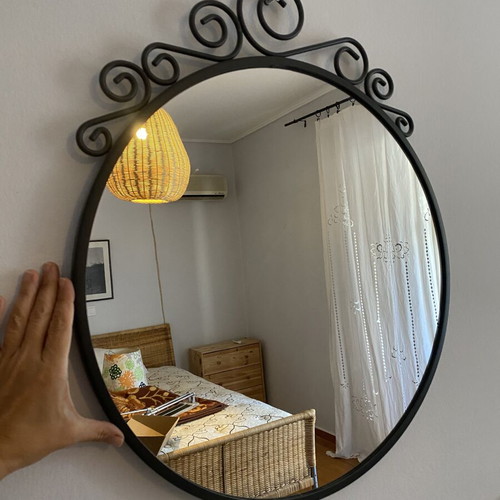 IKEA round mirror like new