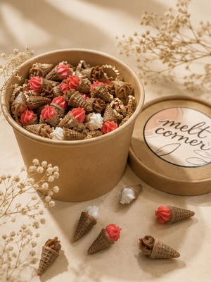 Ice Cream Wax Melts like new with Lila Pause fragrance