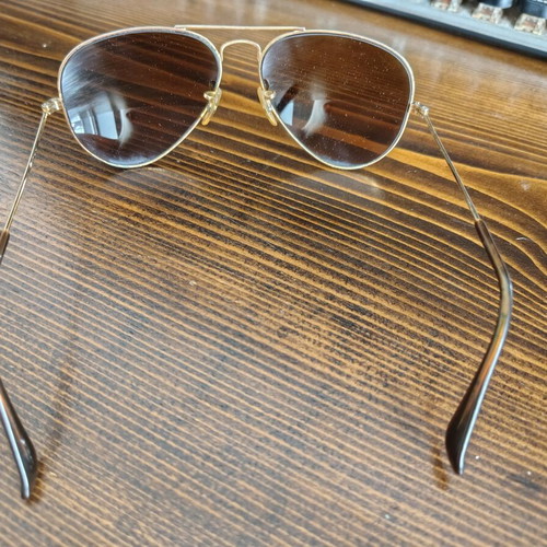 Ray-Ban Aviator sunglasses brown with gold frame unisex