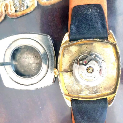 Eterna Matis 1970 watch used, automatic, brown