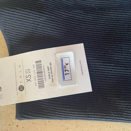 Bershka Elastic Dress New With Tag, One Shoulder Cut Out