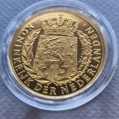 Johan de Witt commemorative gold-plated medal