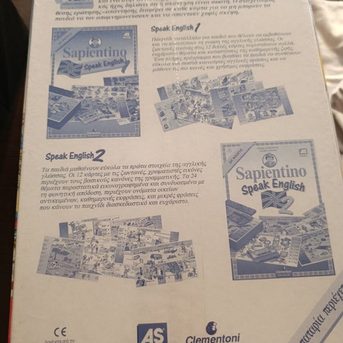 Sapientino Speak English educational board game sealed