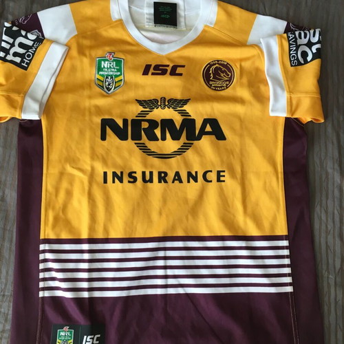 Brisbane Broncos 2018 Heritage Jersey like new, authentic