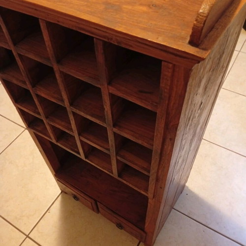 Rustic wine rack 16 slots used
