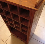 Rustic wine rack 16 slots used