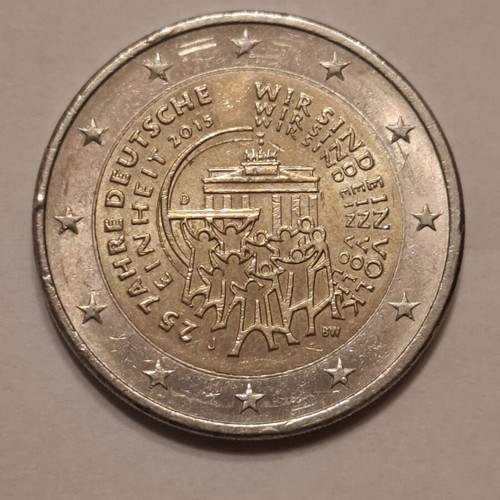 German commemorative coins like new, set of 4, 2 euro