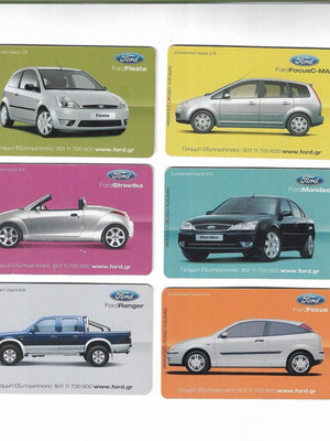 Collectible Ford model phone card series 2004 like new