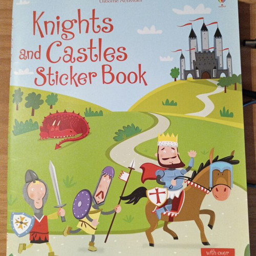 Knights and Castles Sticker Book new, activity book with 400 stickers