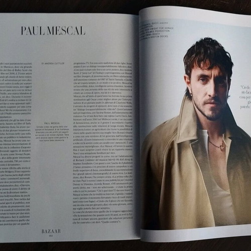Bazaar Harper's Italia September 2023 issue with slight signs of use