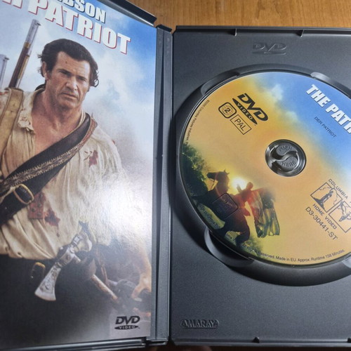 The Patriot DVD like new, historical war drama with Mel Gibson