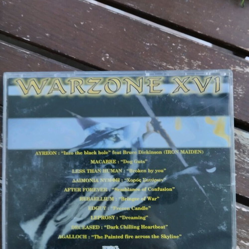 Warzone CD like new, metal
