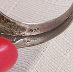 Vintage silver 925 ring with Vergina Sun new