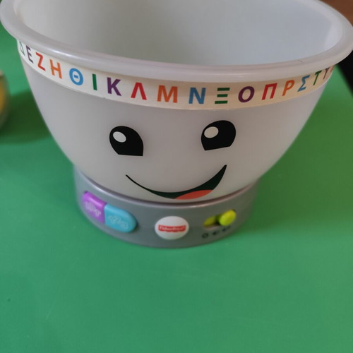 Fisher Price Educational Baking Bowl used with sounds and lights