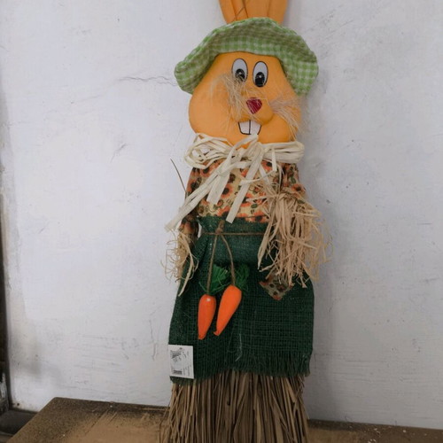 Easter decoration rabbit broom new