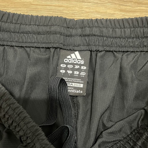 Adidas black tracksuit size L