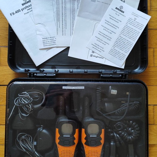 Walkie Talkie Brondi FX-400 Professional Twin like new