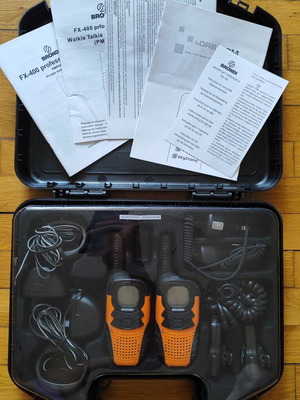 Walkie Talkie Brondi FX-400 Professional Twin like new