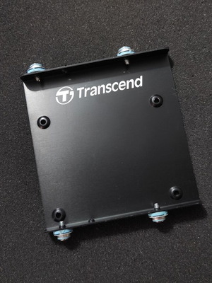 Transcend adapter for 2.5'' to 3.5'' SSD bay used