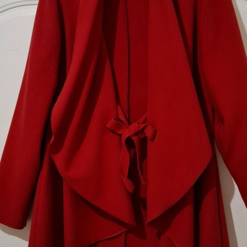 Women's red coat size M like new