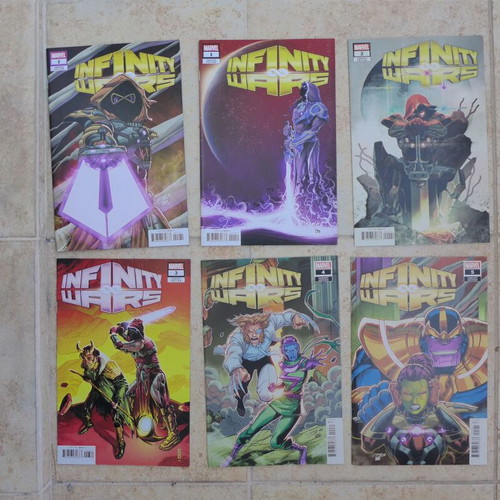 Infinity Wars #1-#5 (2018) Variant Covers + Soldier Supreme + Thanos #1 (2017) Ron Lim Variant.