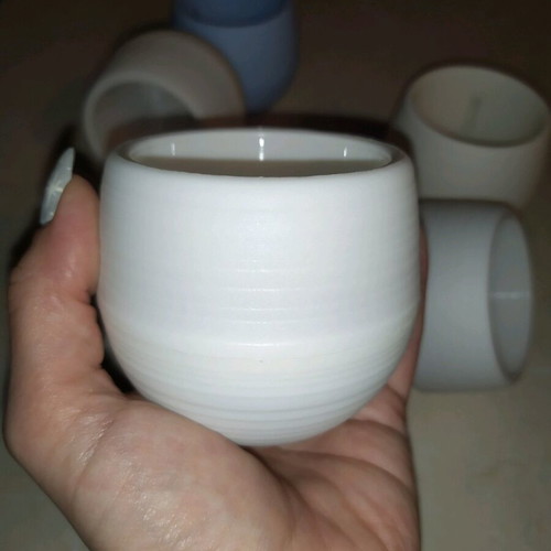 Detachable flower pots like new, pack of 5 plastic 7x7cm