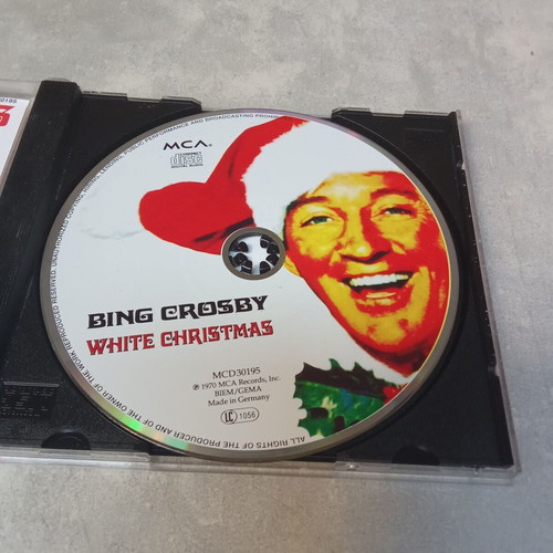 White Christmas Bing Crosby CD album used, 1990s vintage