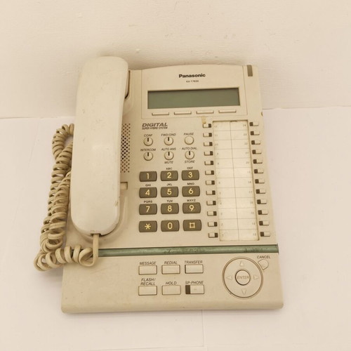 Panasonic digital phone used, model from 2000, white wired