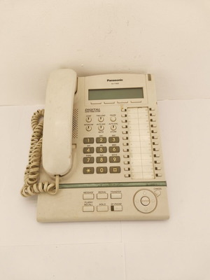 Panasonic digital phone used, model from 2000, white wired