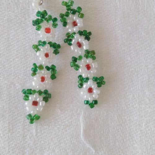 Handmade beaded earrings new, unique pieces