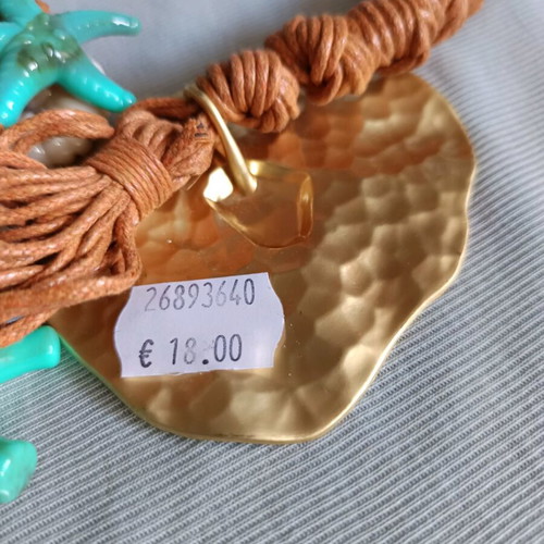 Necklace with starfish and shells new