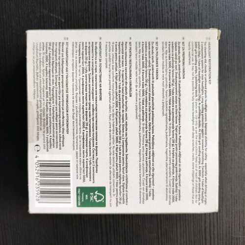 Headlight cleaning kit for car like new