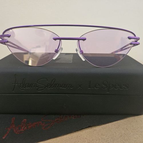 Le Specs x Adam Selman sunglasses new, purple