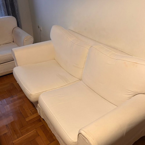 Sofas used, set of 2 with 3-seater and 2-seater