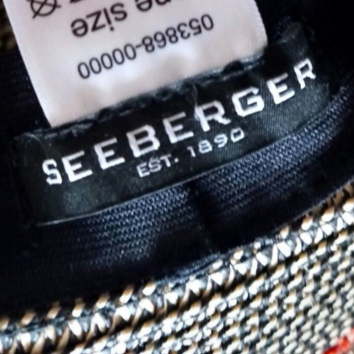 Seeberger summer hat one size, like new, paper straw