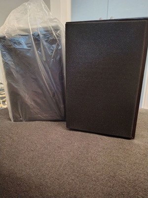 Sound system speakers new dark brown color, set of 2