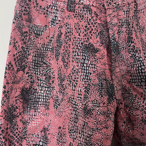 Jeans like new with silver animal details, red, size S