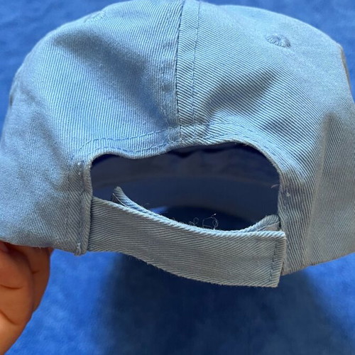 Zara jockey hat like new, blue cotton